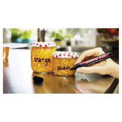 Маркер перманентный (нестираемый) EDDING 330, ЧЕРНЫЙ, скошенный наконечник, 1-5 мм, E-330/<wbr/>1