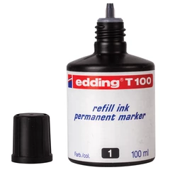 Чернила универсальные EDDING 100, 100 мл, черные, E-T100/<wbr/>1