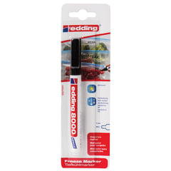 Маркер морозостойкий EDDING 8000, ЧЕРНЫЙ, до -25C, тонкий наконечник, 1 мм, E-8000/<wbr/>1