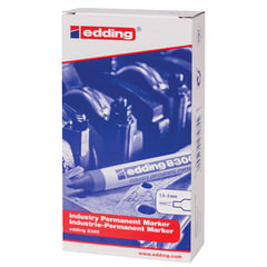 Маркер для промышленной маркировки EDDING 8300, ЧЕРНЫЙ, 1,5-3 мм, круглый наконечник, E-8300/<wbr/>1