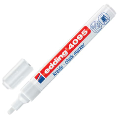 Маркеры меловые EDDING 4095 НАБОР 5 шт., 2-3 мм, БЕЛЫЕ, влагостираемые, для гладких поверхностей, E-4095/<wbr/>5S/<wbr/>49