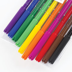 Фломастеры BRAUBERG &laquo;АКАДЕМИЯ&raquo;, 10 цветов, вентилируемый колпачок, ПВХ упаковка, 151410