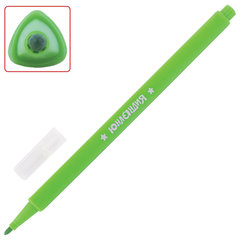 Фломастеры ЮНЛАНДИЯ 12 цветов, &laquo;ЗООПАРК&raquo;, трехгранные, вентилируемый колпачок, 151425