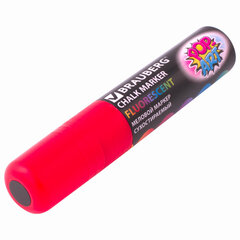 Маркер меловой &laquo;POP-ART&raquo; КРАСНЫЙ, 15 мм, стираемый, для гладких поверхностей, BRAUBERG, 151539