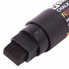 Маркер меловой &laquo;POP-ART&raquo; ЧЕРНЫЙ, 15 мм, стираемый, для гладких поверхностей, BRAUBERG, 151544