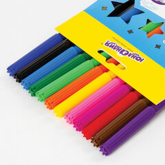 Фломастеры ЮНЛАНДИЯ 12 цветов, &laquo;ЗАБАВНЫЕ КАРТИНКИ&raquo;, вентилируемый колпачок, картон, 151678