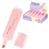 Текстовыделитель BRAUBERG "ORIGINAL PASTEL", ПАСТЕЛЬНЫЙ РОЗОВЫЙ, линия 1-5 мм, 151693