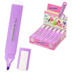 Текстовыделитель ЮНЛАНДИЯ &laquo;COLORSTAR PASTEL&raquo;, ЛАВАНДОВЫЙ, линия 1-4 мм, 151714