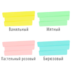 Набор текстовыделителей BRAUBERG 4 шт., АССОРТИ, &laquo;DELTA PASTEL&raquo;, линия 1-5 мм, 151735