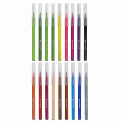 Фломастеры BRAUBERG &laquo;PREMIUM&raquo;, 18 цветов, УЛЬТРАСМЫВАЕМЫЕ, классические, вентилируемый колпачок, картонная коробка с европодвесом, 151939