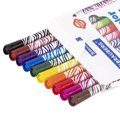 Фломастеры двусторонние утолщенные BRAUBERG &laquo;PREMIUM" "BI-COLOR&raquo;, 10 шт., 20 цветов, двухцветные, вентилируемый колпачок, 151945