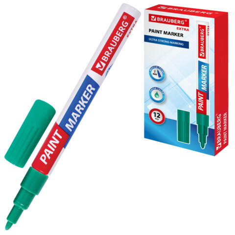 ������-������ ������� EXTRA (paint marker) 2 ��, �������, ��������� �����-������, BRAUBERG, 151974 �����