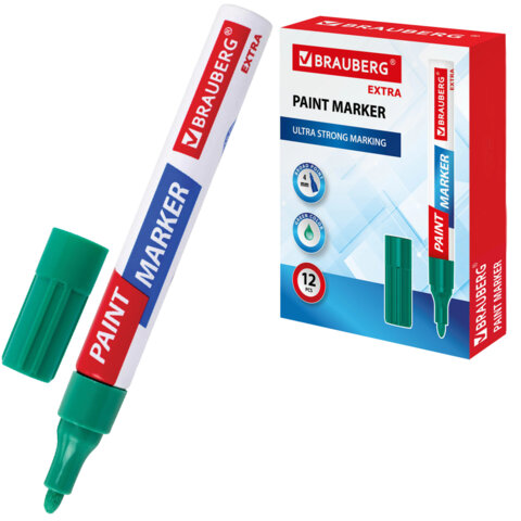 ������-������ ������� EXTRA (paint marker) 4 ��, �������, ��������� �����-������, BRAUBERG, 151985 �����