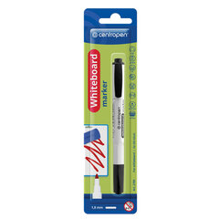 Маркер стираемый для белой доски ЧЕРНЫЙ, CENTROPEN &laquo;Dry-Wipe&raquo;, 1,8 мм, 2709