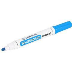 Маркер стираемый для белой доски ГОЛУБОЙ CENTROPEN &laquo;Dry-Wipe&raquo;, круглый наконечник, 2,5 мм, 8559