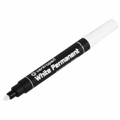 Маркер перманентный БЕЛЫЙ CENTROPEN, круглый наконечник, 2,5 мм, блистер, 8586