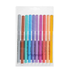 Фломастеры ПАСТЕЛЬНЫЕ 10 ЦВЕТОВ CENTROPEN "Colour World Pastel", смываемые, 7550/10TP