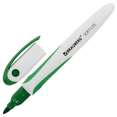 Маркеры стираемые для белой доски НАБОР 4 ЦВЕТА, BRAUBERG &laquo;SOFT LITE&raquo;, 3 мм, резиновая вставка, 152107