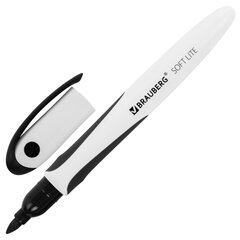 Маркеры стираемые для белой доски НАБОР 4 ЦВЕТА, BRAUBERG &laquo;SOFT LITE&raquo;, 3 мм, резиновая вставка, 152107