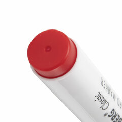 Маркер стираемый для белой доски КРАСНЫЙ, BRAUBERG &laquo;CLASSIC&raquo;, 3 мм, с клипом, 152114