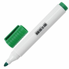 Маркер стираемый для белой доски ЗЕЛЕНЫЙ, BRAUBERG &laquo;CLASSIC&raquo;, 3 мм, с клипом, 152116