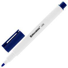 Маркеры стираемые для белой доски НАБОР 4 ЦВЕТА, BRAUBERG &laquo;LINE&raquo;, 3 мм, с клипом, 152119