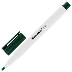 Маркеры стираемые для белой доски НАБОР 4 ЦВЕТА, BRAUBERG &laquo;LINE&raquo;, 3 мм, с клипом, 152119