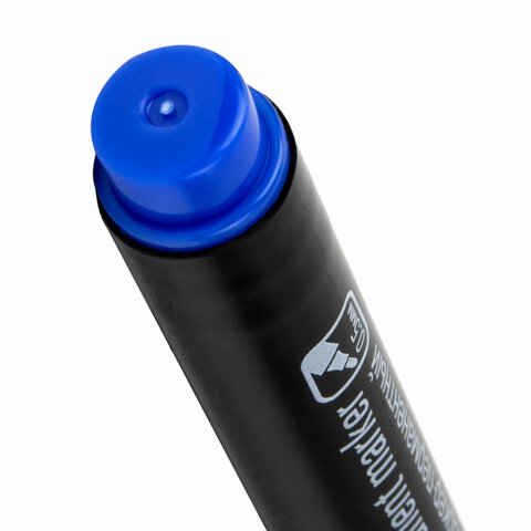 Маркер перманентный STAFF "Profit PM-105", СИНИЙ, тонкий металлический наконечник 0,5 мм, 152171