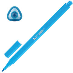 Фломастеры трехгранные 24 цвета, вентилируемый колпачок, BRAUBERG &laquo;PREMIUM&raquo;, ПВХ-упаковка, 152194