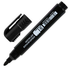 Маркер перманентный с колпачком для вскрытия коробок STAFF &laquo;Basic&raquo; LOGISTIC PM-150, ЧЕРНЫЙ, 3 мм, 152201