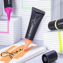 Текстовыделитель STABILO &laquo;Shine&raquo;, ЗЕЛЕНЫЙ, линия 2-5 мм, 76/<wbr/>33