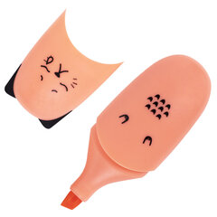 Текстовыделитель мини BRAUBERG KIDS &laquo;CUTE CATS PASTEL&raquo;, АССОРТИ В ПЛАСТИКОВОЙ БАНКЕ, линия 1-5 мм, 152434.