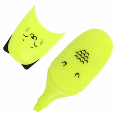 Набор текстовыделителей мини 6 ЦВЕТОВ BRAUBERG KIDS &laquo;CUTE CATS NEON&raquo;, линия 1-5 мм, 152435
