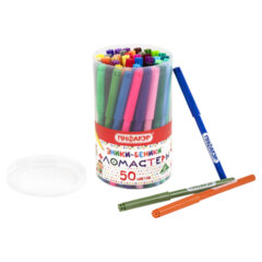 Фломастеры ПИФАГОР &laquo;ЭНИКИ-БЕНИКИ&raquo;, 50 цветов, вентилируемый колпачок, 152455