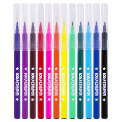 Фломастеры ЮНЛАНДИЯ 12 цветов &laquo;КЛАССНЫЕ!&raquo;, вентилируемый колпачок, ПВХ, 152478