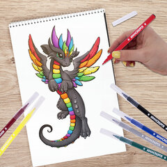 Фломастеры ЮНЛАНДИЯ 24 цвета &laquo;КЛАССНЫЕ!&raquo;, вентилируемый колпачок, ПВХ, 152480