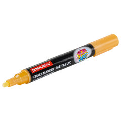 Маркер меловой &laquo;POP-ART&raquo; ЗОЛОТОЙ, 5 мм, ВЛАГОСТИРАЕМЫЙ, для гладких поверхностей, BRAUBERG, 152485