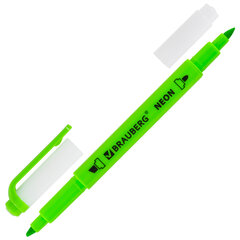 Набор текстовыделителей двусторонних 6 НЕОНОВЫХ ЦВЕТОВ, BRAUBERG &laquo;TWIN NEON&raquo;, линия 1-5 мм, 152517