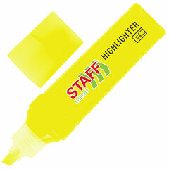 Текстовыделитель STAFF &laquo;EVERYDAY HL-707&raquo;, ЖЕЛТЫЙ, линия 1-5 мм, скошенный наконечник, 152542