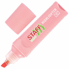 Изображение товара Текстовыделитель STAFF «EVERYDAY HL-707», ПАСТЕЛЬНЫЙ РОЗОВЫЙ, линия 1-5 мм, скошенный наконечник, 152545