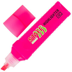 Набор текстовыделителей 4 НЕОНОВЫХ ЦВЕТА, STAFF &laquo;EVERYDAY HL-707&raquo;, линия 1-5 мм, скошенный наконечник, 152548