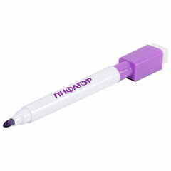 Маркеры стираемые 2 мм на магните со стирателем для белой доски и планера НАБОР 12 ЦВЕТОВ, ПИФАГОР, 152564