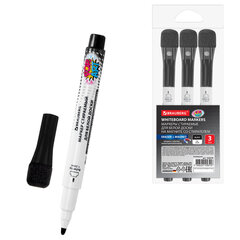 Изображение товара Маркеры на магните со стирателем BRAUBERG POP-ART 3 шт черные