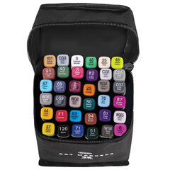 Маркеры для скетчинга двусторонние, НАБОР 36 шт., текстильный чехол, WBZ (ВБЗ), 152572