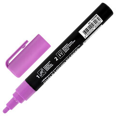 Маркер меловой CHALK LIQUID MARKER, ФИОЛЕТОВЫЙ, 3 мм, стираемый, BRAUBERG &laquo;CHALK&raquo;, 152588