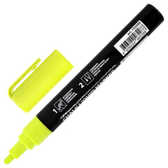Маркер меловой CHALK LIQUID MARKER, ЖЕЛТЫЙ, 3 мм, стираемый, BRAUBERG &laquo;CHALK&raquo;, 152590