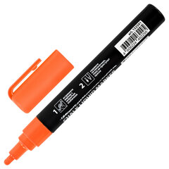 Маркер меловой CHALK LIQUID MARKER, ОРАНЖЕВЫЙ, 3 мм, стираемый, BRAUBERG &laquo;CHALK&raquo;, 152591