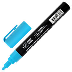 Маркер меловой CHALK LIQUID MARKER, СИНИЙ, 3 мм, стираемый, BRAUBERG &laquo;CHALK&raquo;, 152592