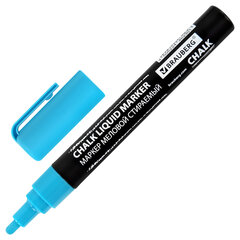 Маркер меловой CHALK LIQUID MARKER, СИНИЙ, 3 мм, стираемый, BRAUBERG &laquo;CHALK&raquo;, 152592