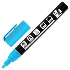 Маркер меловой CHALK LIQUID MARKER, СИНИЙ, 3 мм, стираемый, BRAUBERG &laquo;CHALK&raquo;, 152592